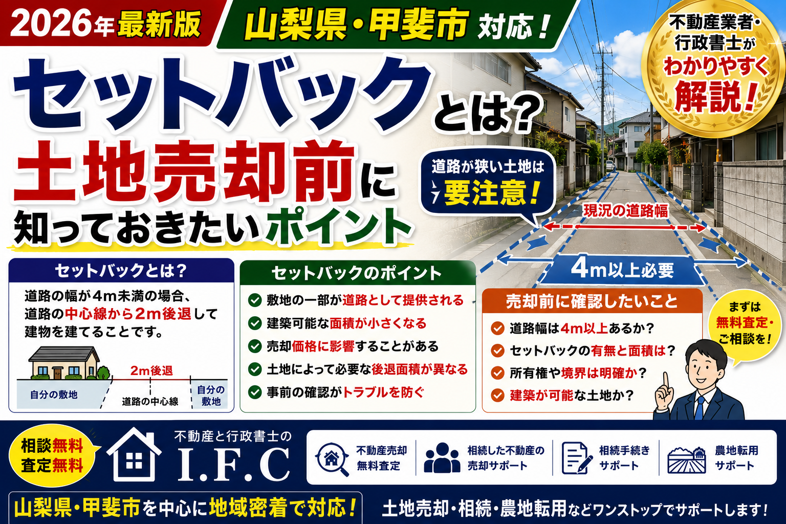 2026年最新版】セットバックとは？土地売却前に知っておきたいポイント